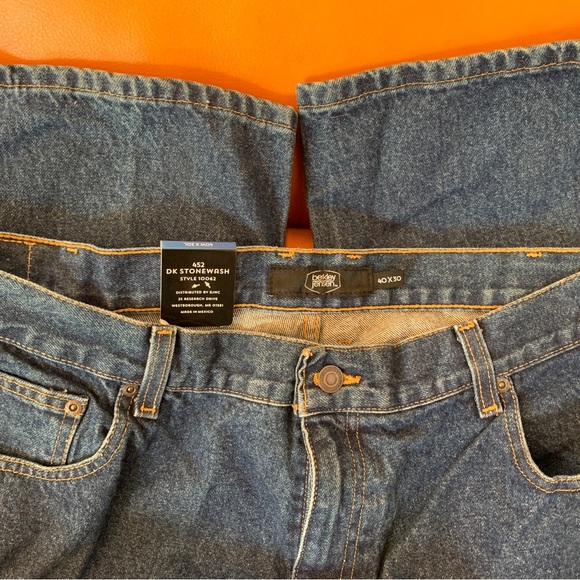 Berkley & Jensen Dark Wash Relaxed Jeans NEW - Picture 2 of 7